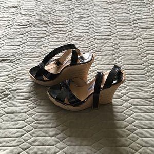 Jimmy Choo London black sandals size 38